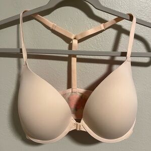 PINK Victoria's Secret Peachy Blush T-Back Wear Everywhere Push-up Bra